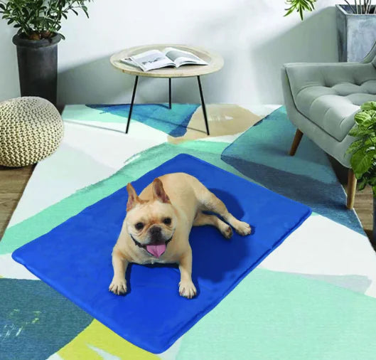 Pet Ice Silk Cooling Mattress – Breathable Summer Bed for Dogs & Cats (UAE Edition)