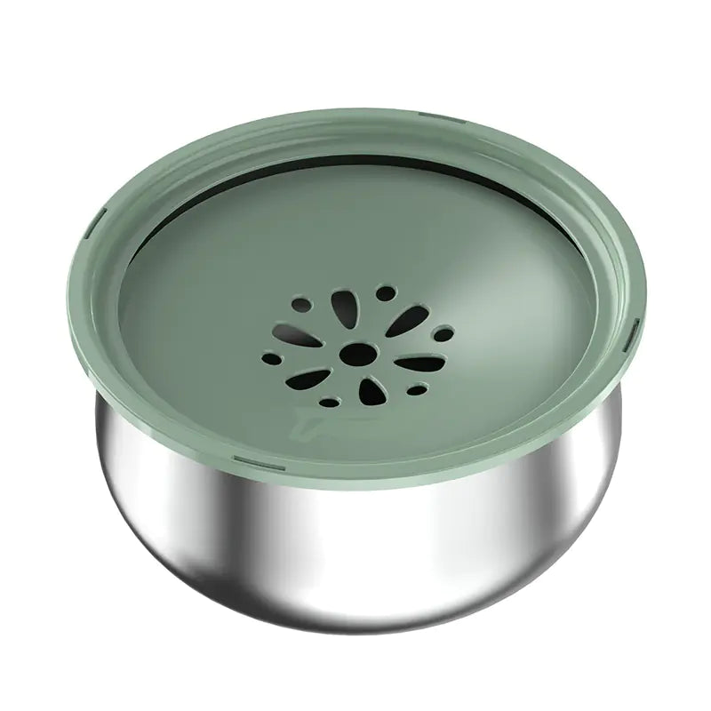 Stainless Steel Splash-Proof Pet Water Bowl – Large Capacity, Anti-Spill & Non-Slip Design