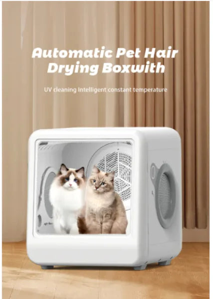 Smart Pet Drying Room – 65L Dual Circulation Dryer with 360° Airflow & Silent Operation (UAE Edition)