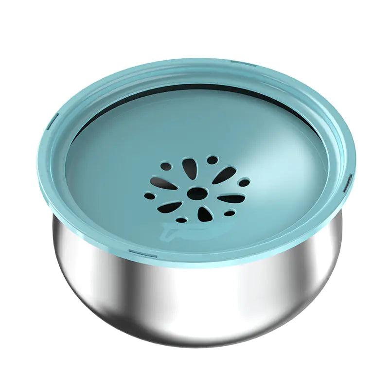 Stainless Steel Splash-Proof Pet Water Bowl – Large Capacity, Anti-Spill & Non-Slip Design