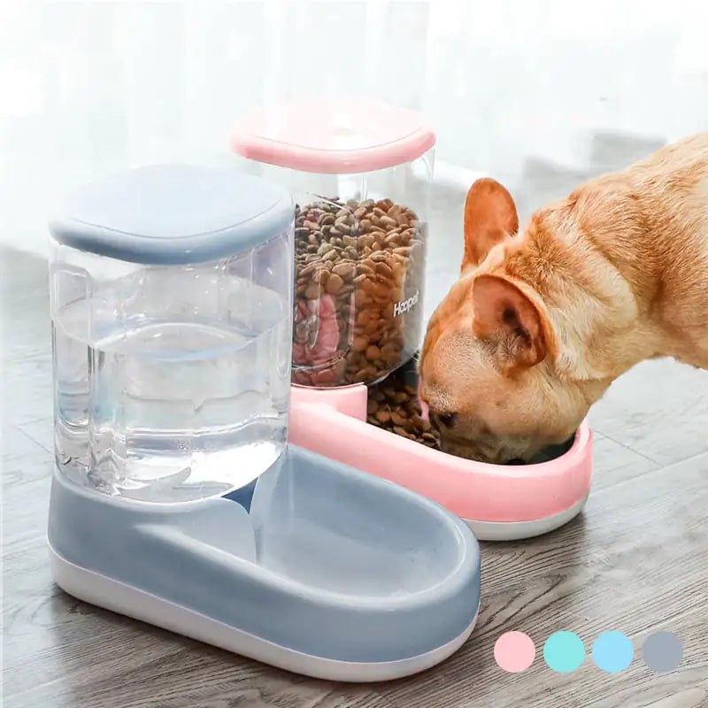 Automatic Pet Water & Food Dispenser – Dual Feeding Station for Cats & Dogs (UAE Edition)