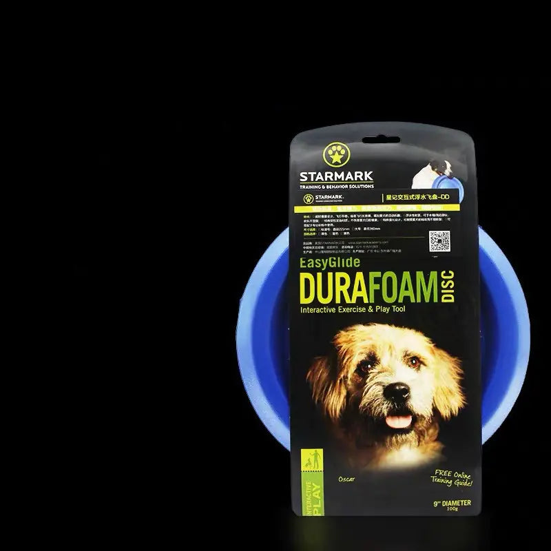 Starmark EasyGlide DuraFoam Pet Frisbee – Durable Flying Disc for Dogs