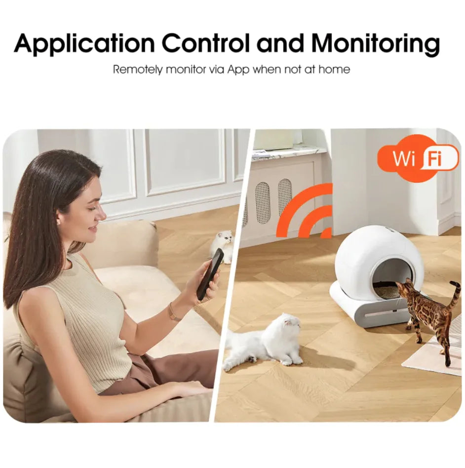 Smart Self-Cleaning Automatic Litter Box