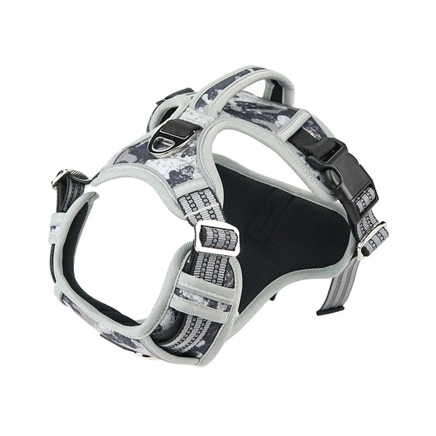 Reflective Oxford Pet Harness – Waterproof & Adjustable Dog Vest for Outdoor Adventures