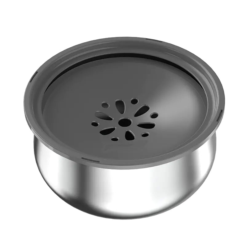 Stainless Steel Splash-Proof Pet Water Bowl – Large Capacity, Anti-Spill & Non-Slip Design