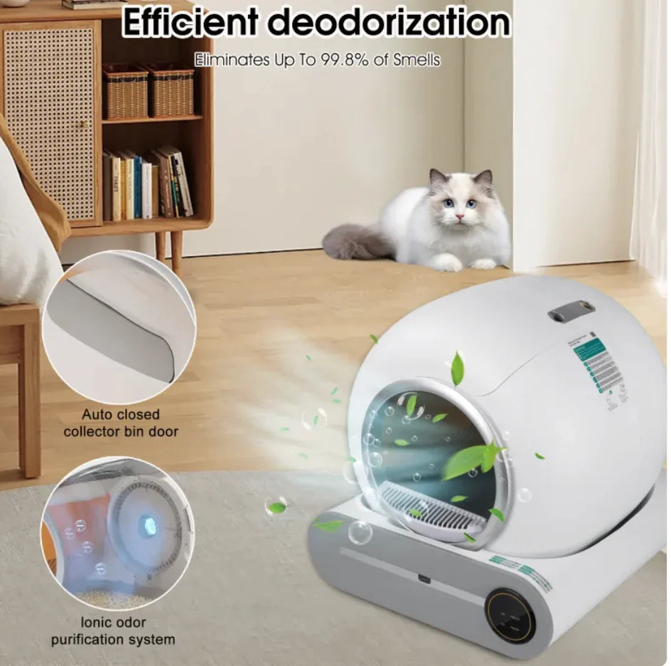 Smart Self-Cleaning Automatic Litter Box