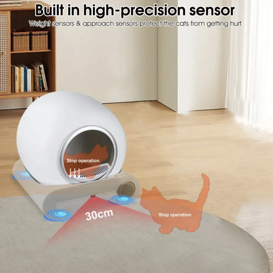 Smart Self-Cleaning Automatic Litter Box