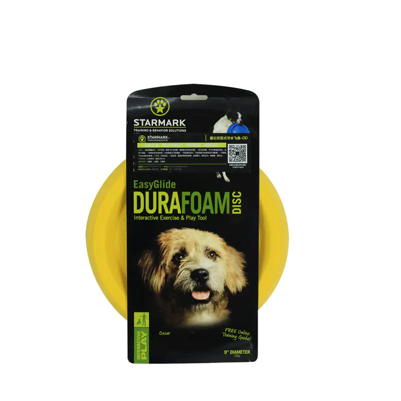Starmark EasyGlide DuraFoam Pet Frisbee – Durable Flying Disc for Dogs